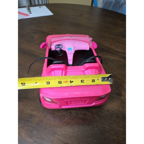 Mattel Barbie Pink Glitter Glam Convertible Car DVX59 2 Seater Push Vehicle 2016 - Picture 16 of 16